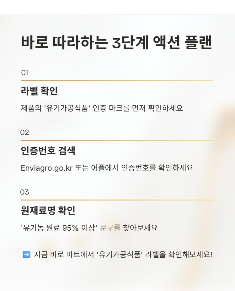 유기가공식품