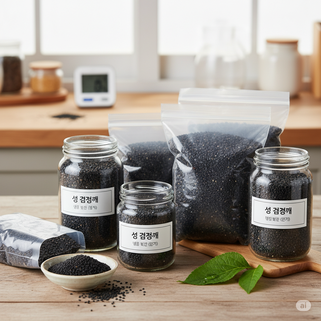 생검정깨 보관법 100% 지키는 완벽 가이드! (냉동 보관부터 곰팡이 예방까지)